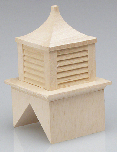 Dollhouse Miniature Cupola, Unfinished